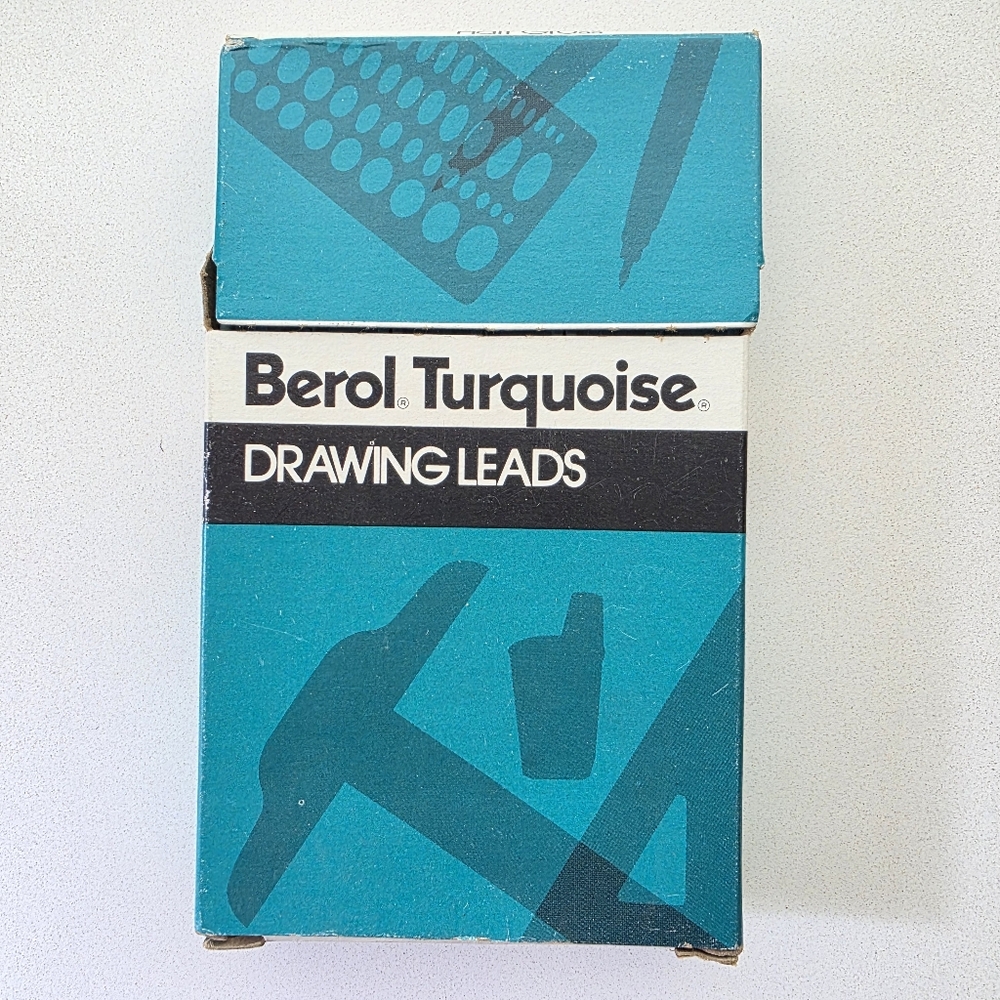 Vintage Berol Turquoise Drawing Leads